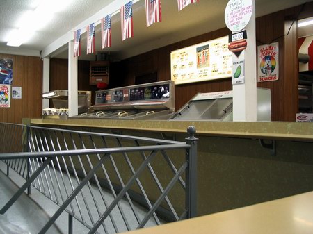 Getty 4 Drive-In Theatre - Inside Snackbar Photo By Robert (newer photo)